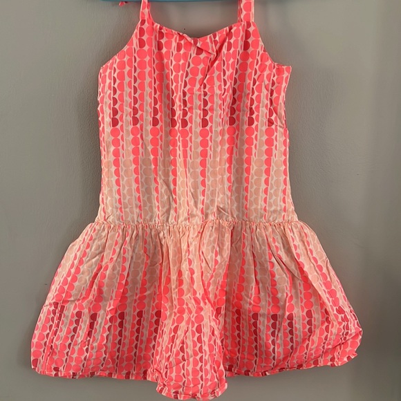 Gymboree Spring/Summer Dress, Hot Pink Polka Dot Size 7 - Picture 3 of 4